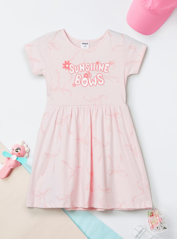 Girls Printed Dress