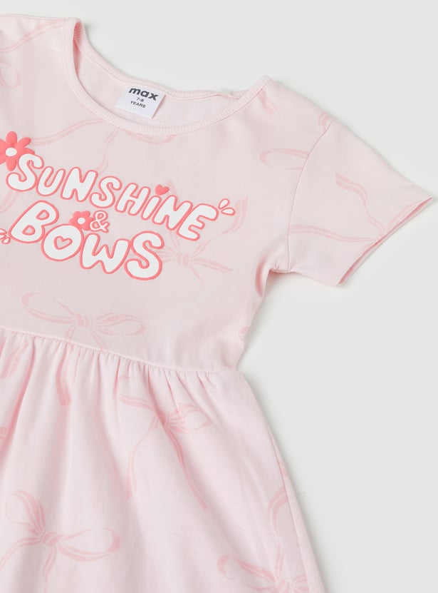 Girls Printed Dress