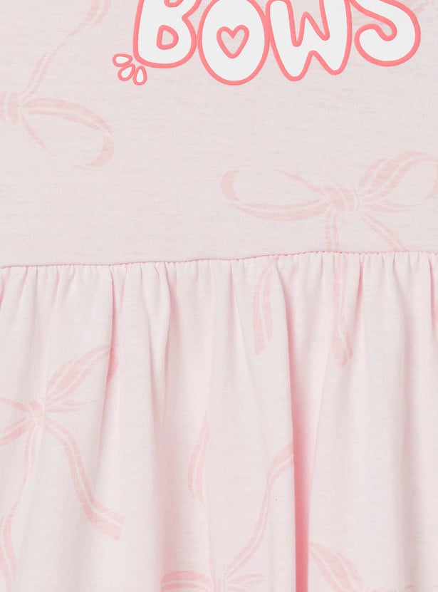 Girls Printed Dress