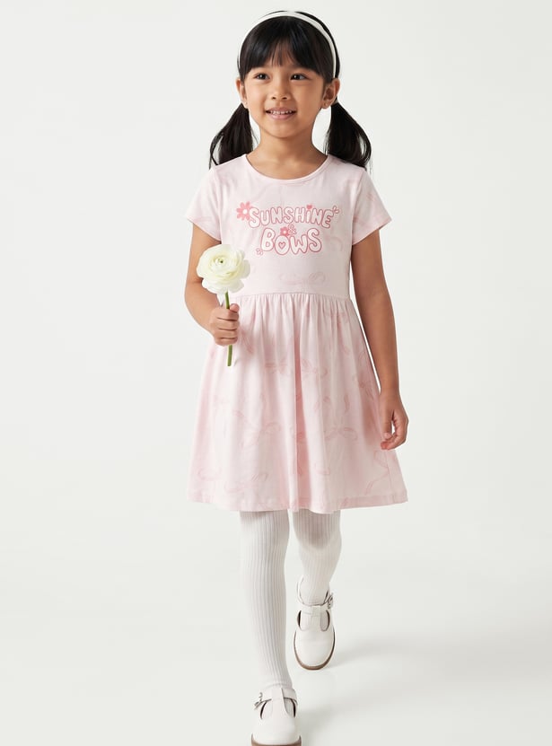 Girls Printed Dress