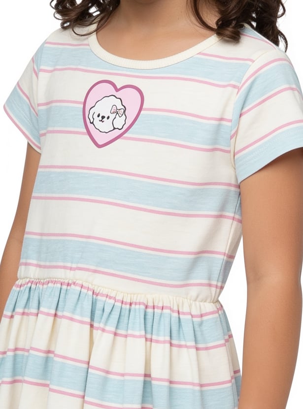 Girls Striped Dress