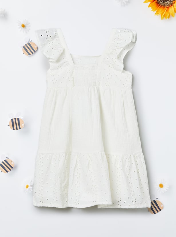 Girls Schiffli Dress