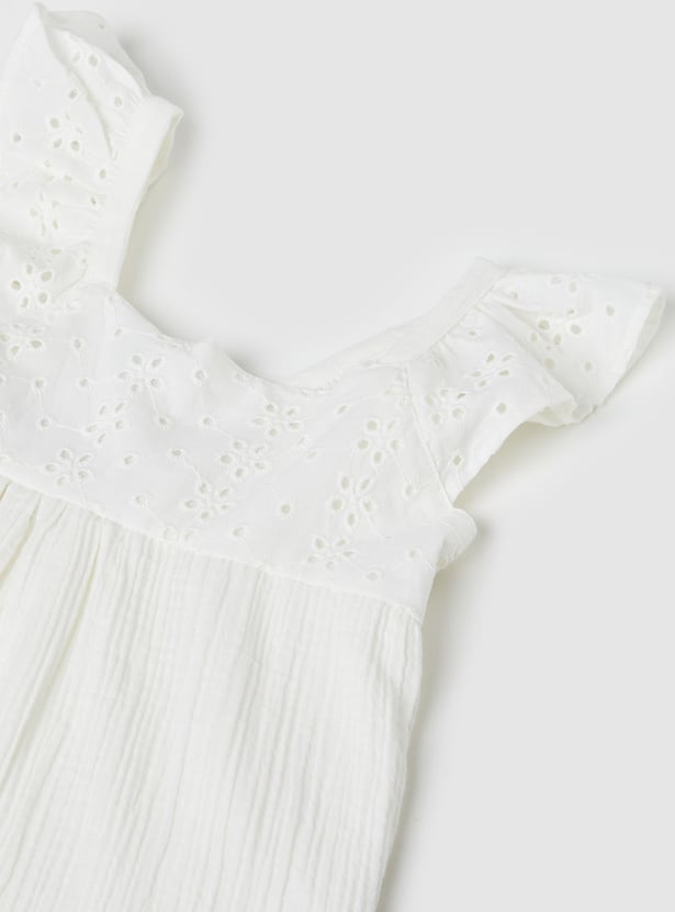 Girls Schiffli Dress
