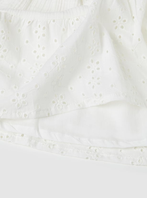 Girls Schiffli Dress