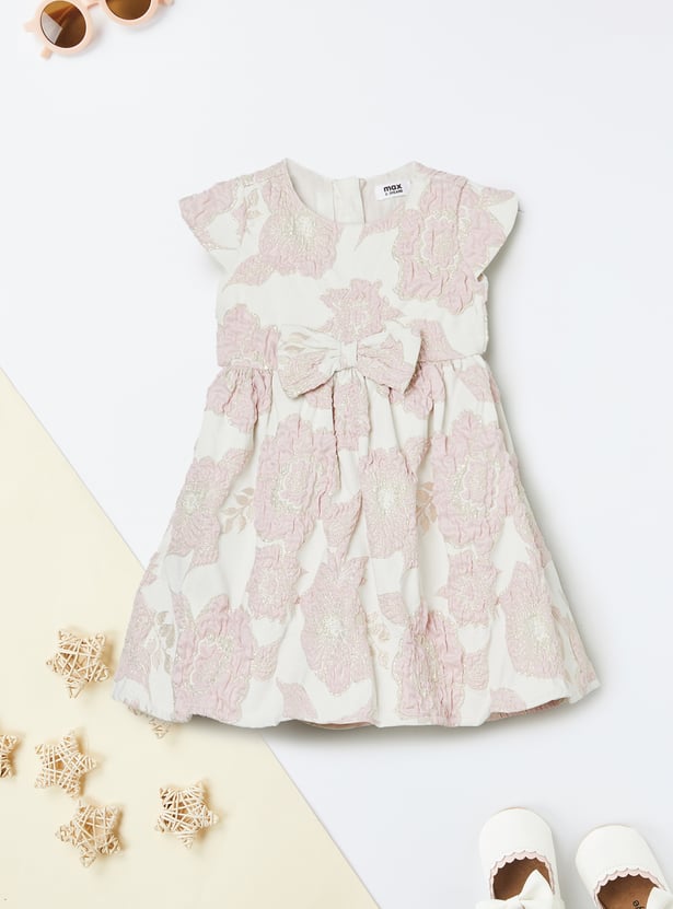 Girls Floral Embroidered Dress