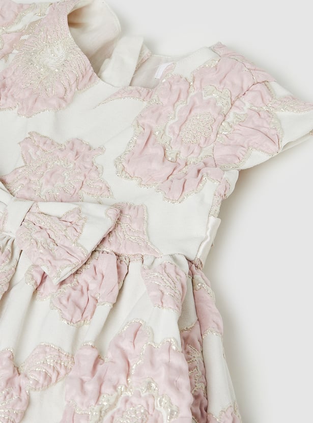Girls Floral Embroidered Dress
