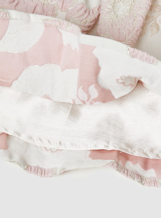 Girls Floral Embroidered Dress