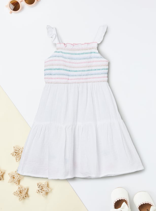 Girls Embroidered Dress
