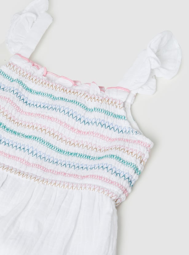 Girls Embroidered Dress