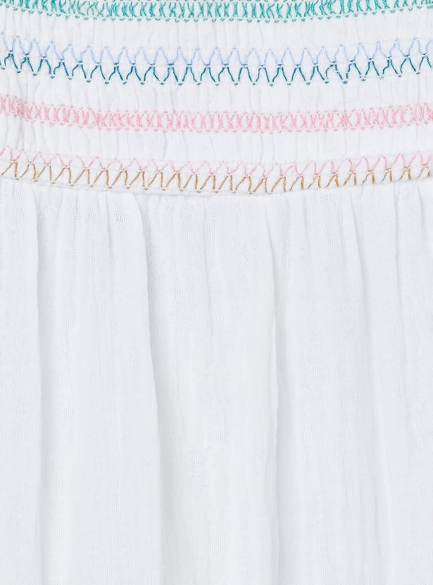 Girls Embroidered Dress