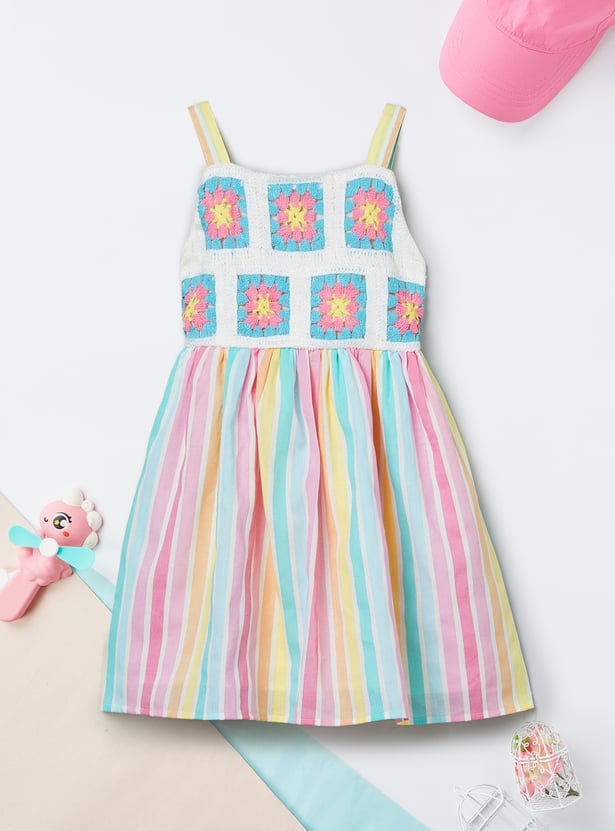 Girls Striped Dress