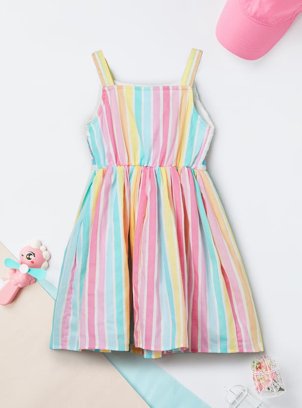 Girls Striped Dress