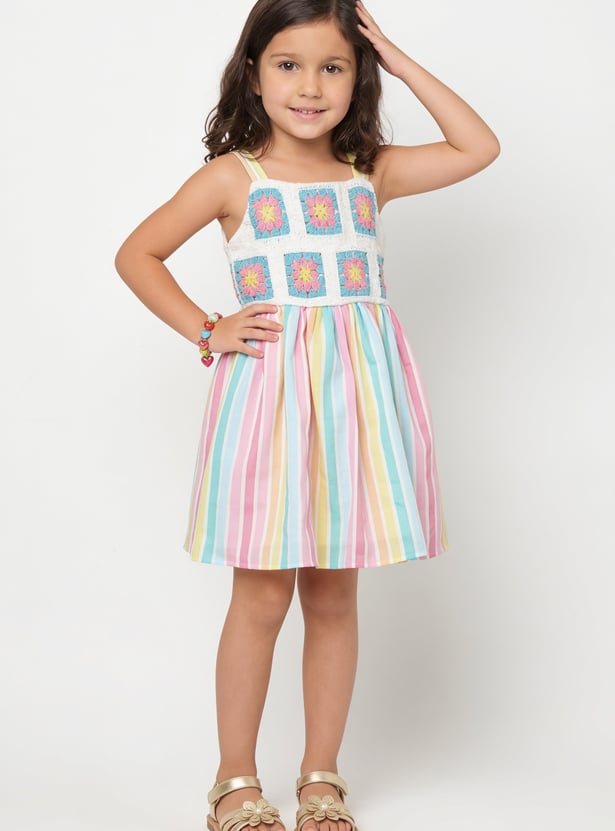 Girls Striped Dress