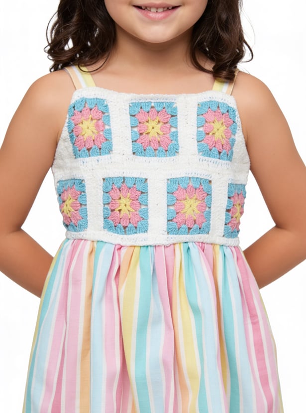 Girls Striped Dress