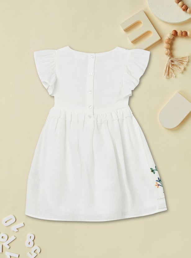 Girls Embroidered Dress