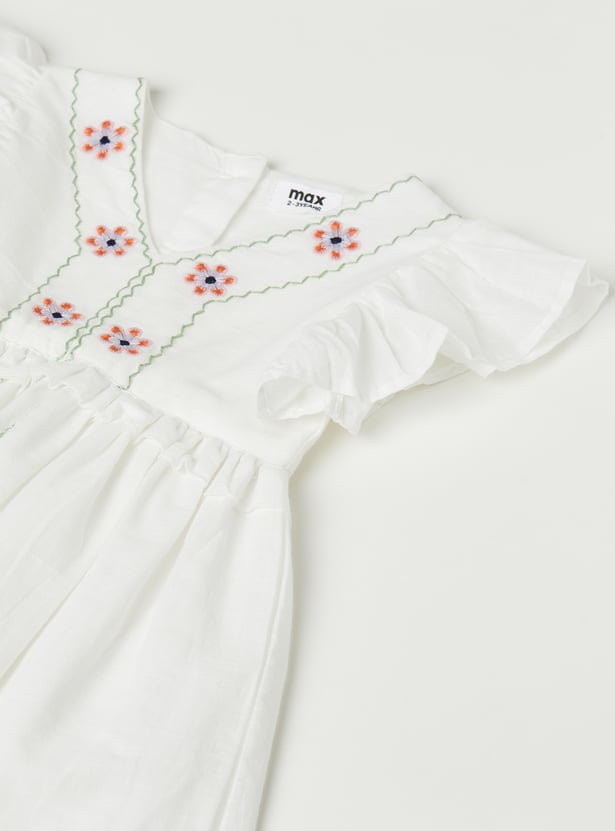 Girls Embroidered Dress