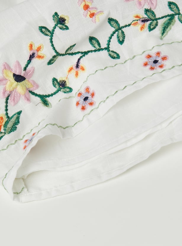 Girls Embroidered Dress