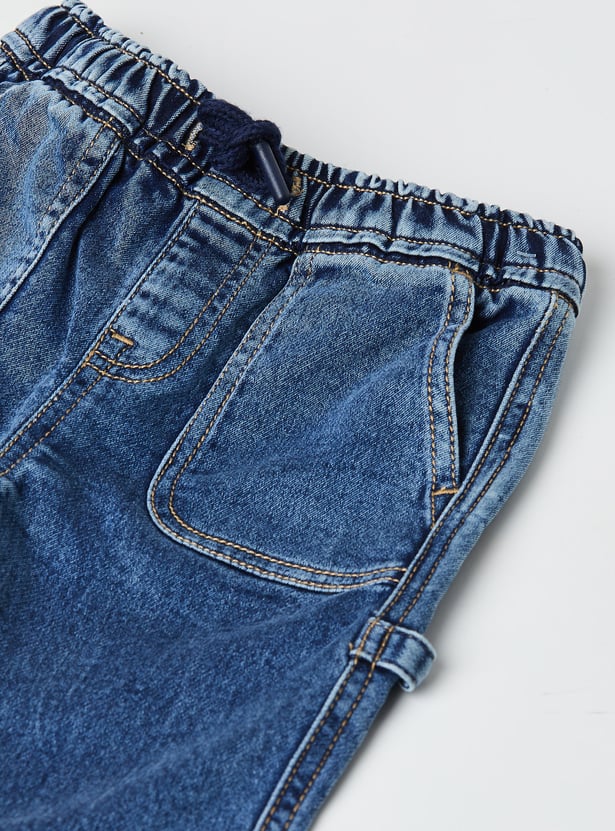 Boys Washed Slim Jogger Jeans