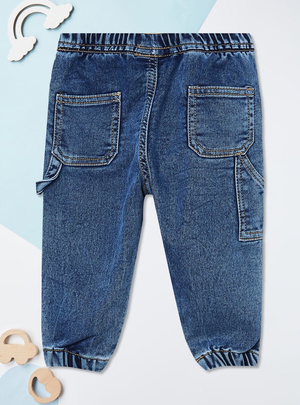Boys Washed Slim Jogger Jeans