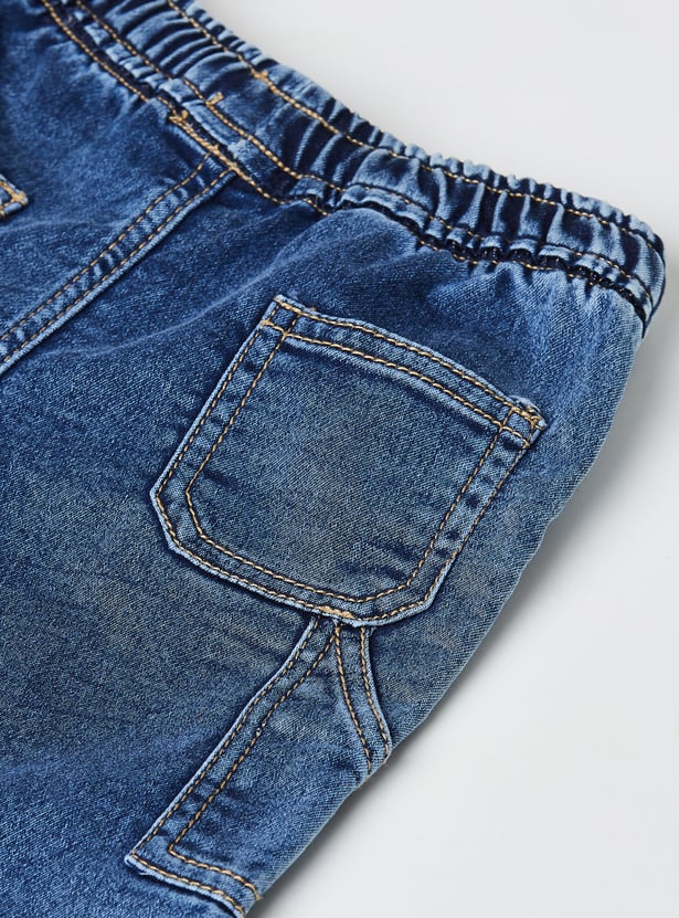 Boys Washed Slim Jogger Jeans