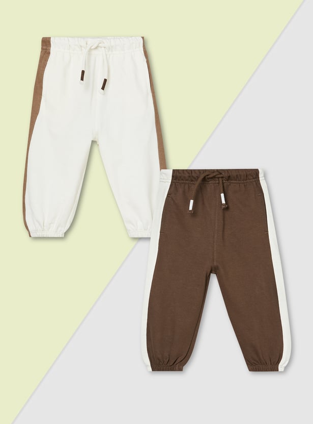 Boys Colourblock Joggers - Pack of 2