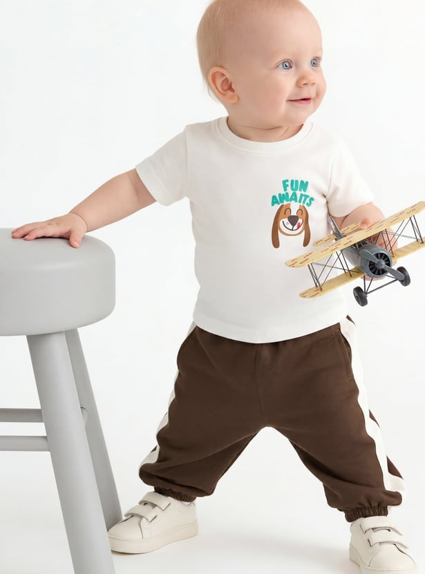 Boys Colourblock Joggers - Pack of 2