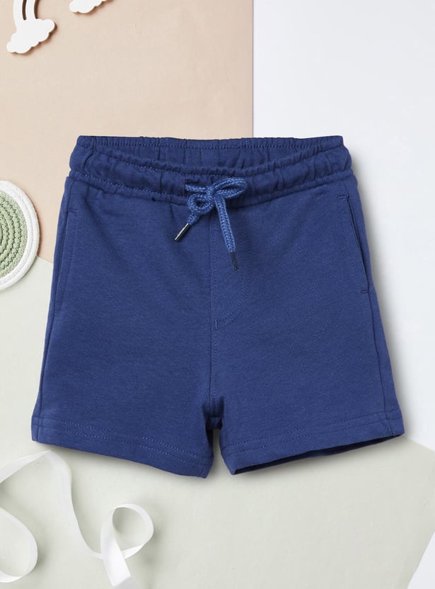 Boys Embroidered T-shirt and Shorts Set