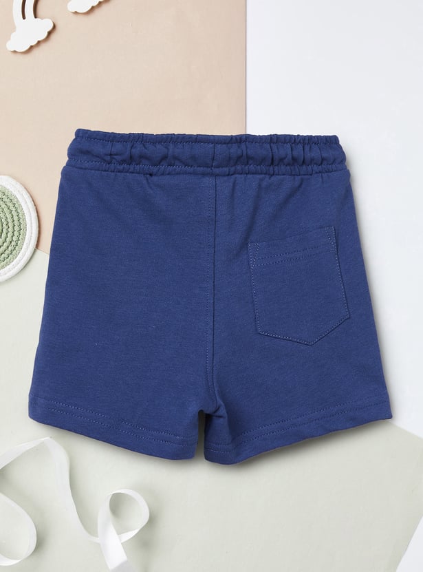 Boys Embroidered T-shirt and Shorts Set