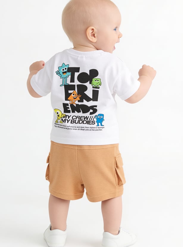 Boys Printed T-shirt and Shorts Set