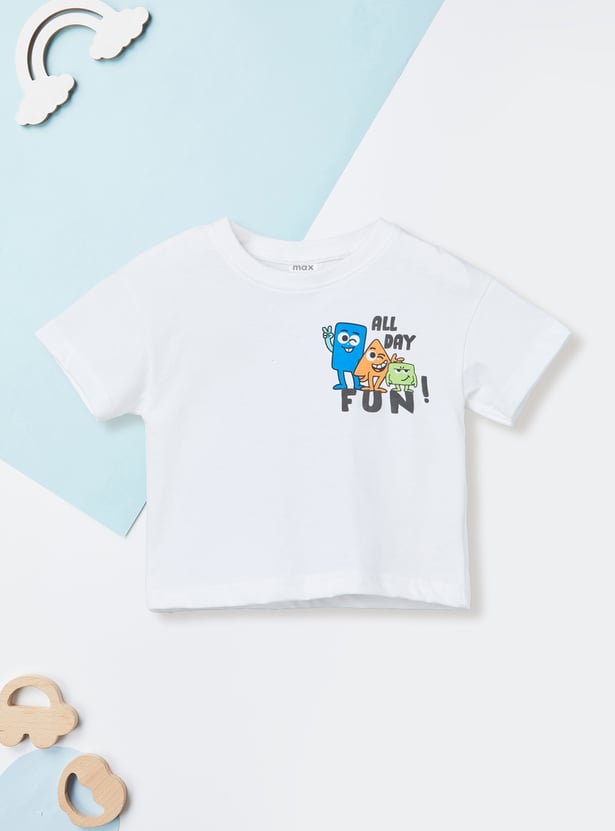 Boys Printed T-shirt and Shorts Set