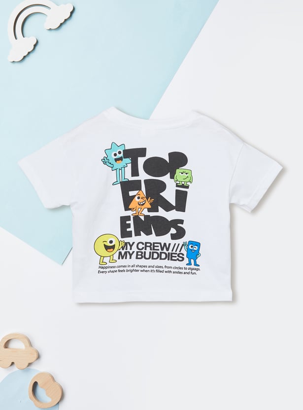 Boys Printed T-shirt and Shorts Set