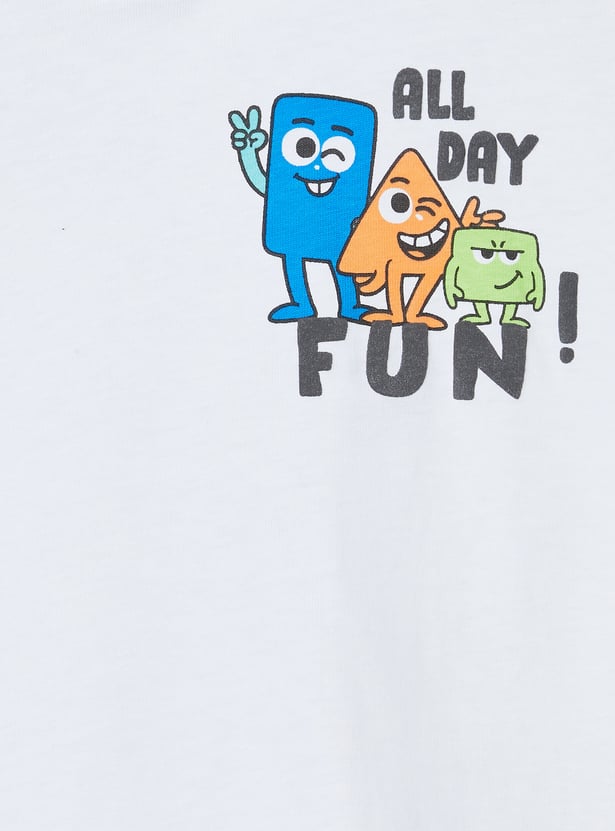 Boys Printed T-shirt and Shorts Set