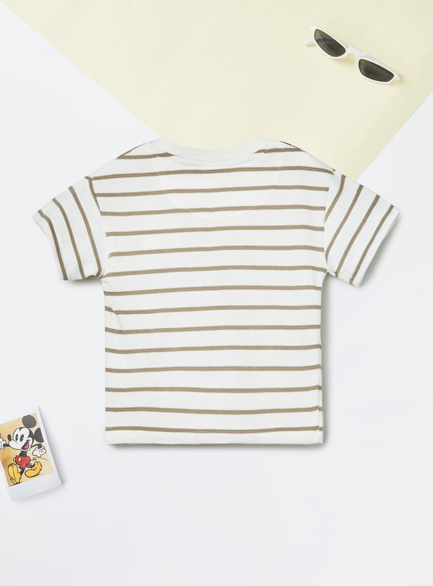 Boys Striped T-Shirt and Shorts Set