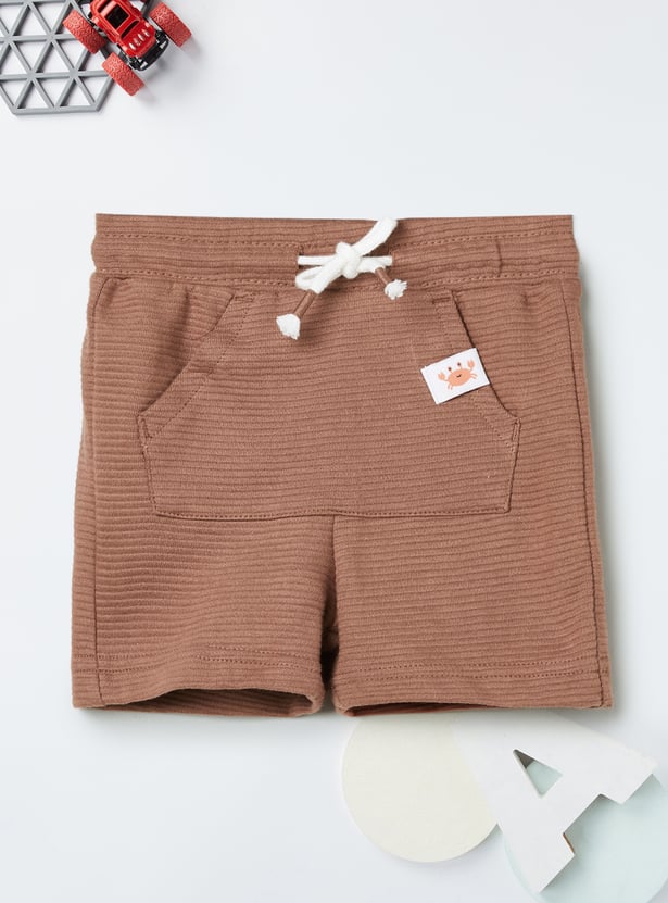 Boys Embroidered Shorts Set