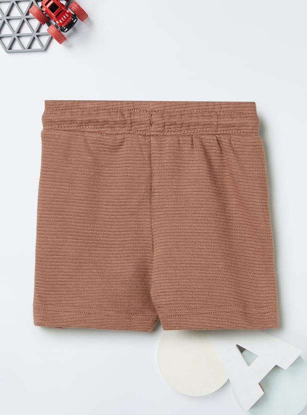 Boys Embroidered Shorts Set