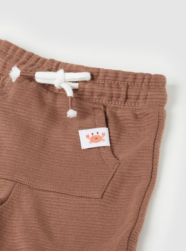 Boys Embroidered Shorts Set