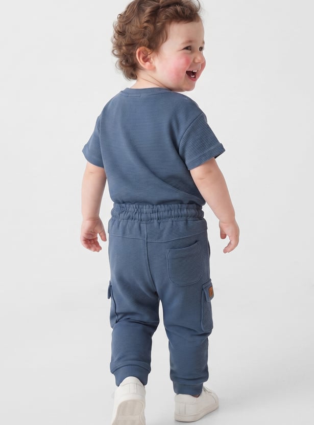 Boys Applique T-shirt with Joggers Set