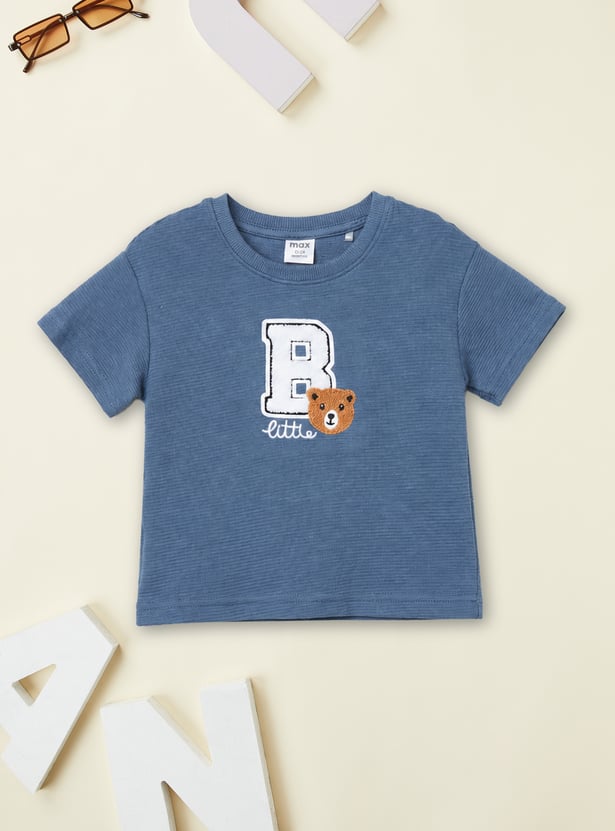 Boys Applique T-shirt with Joggers Set