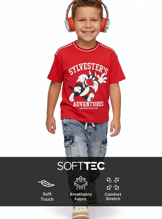 Boys Sylvester Printed T-shirt
