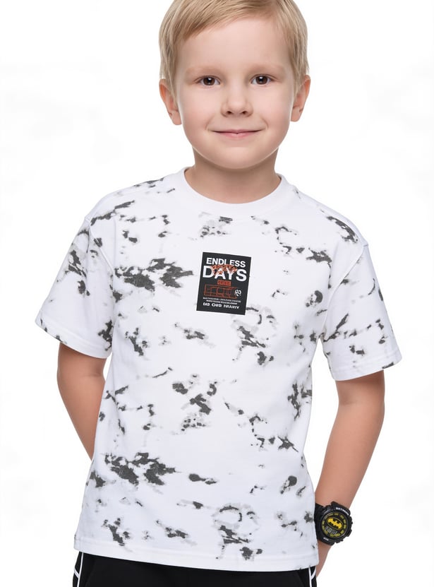 Boys Printed Shorts Set