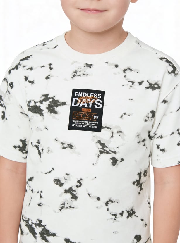 Boys Printed Shorts Set