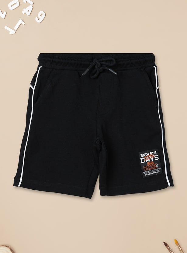 Boys Printed Shorts Set