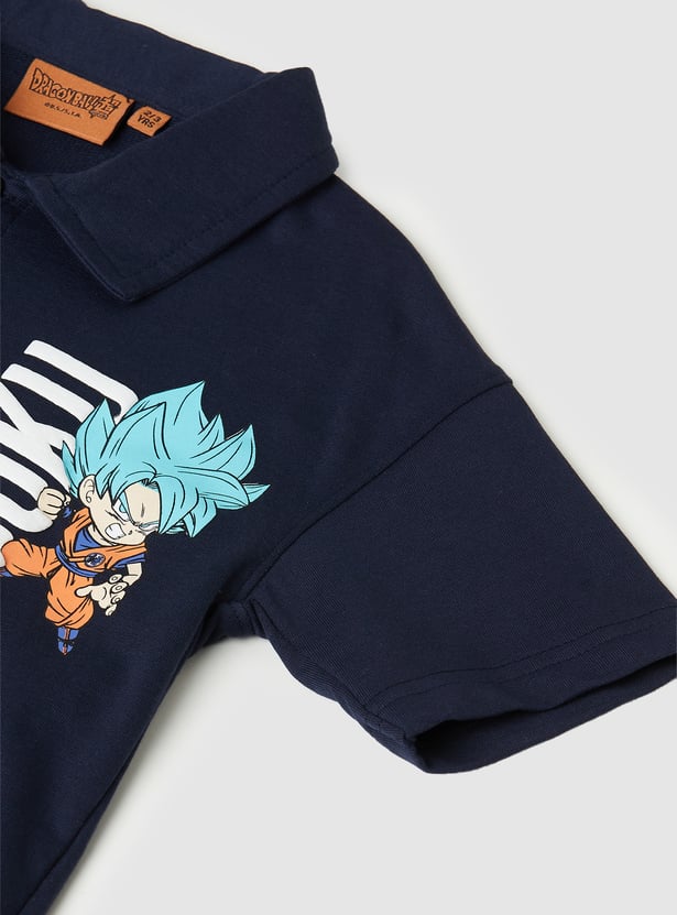 Boys Dragon Ball Goku T-shirt with Shorts Set