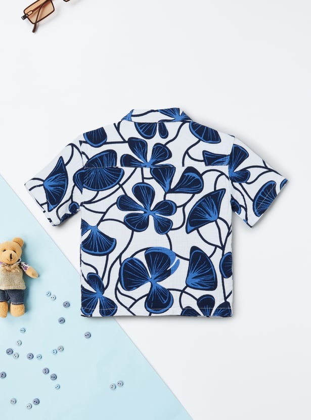 Boys Floral Print Shirt