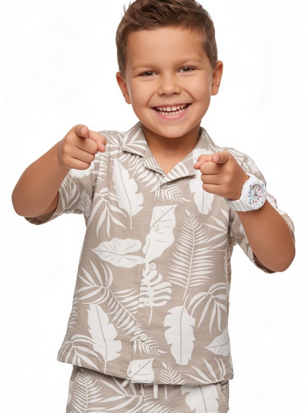 Boys Printed Shorts Set