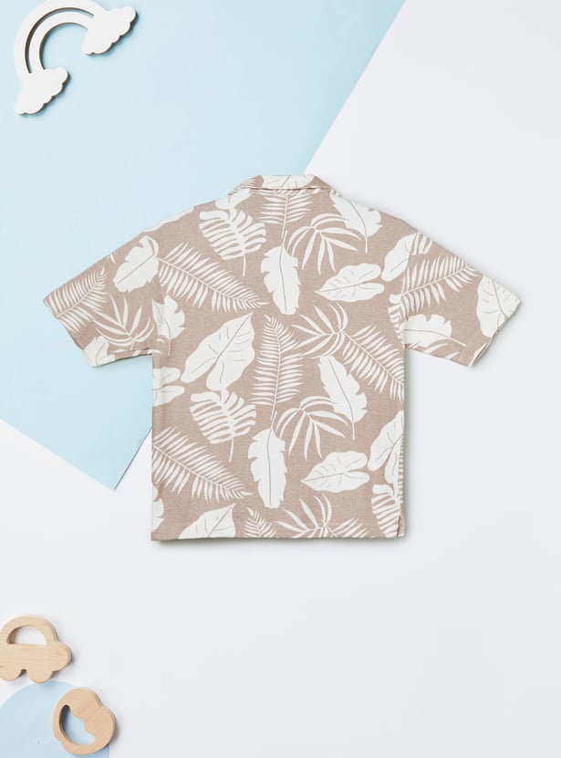 Boys Printed Shorts Set