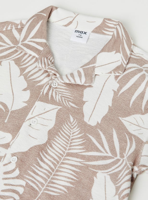 Boys Printed Shorts Set