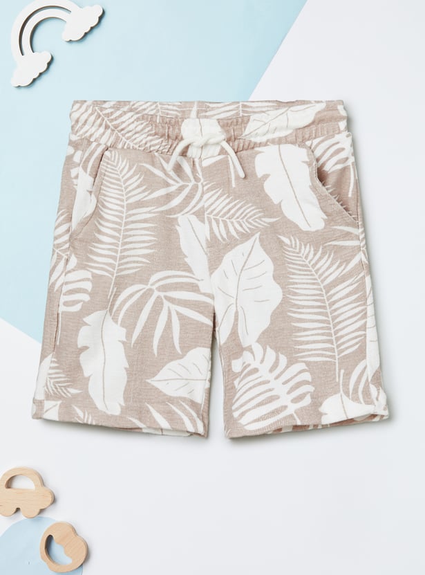 Boys Printed Shorts Set
