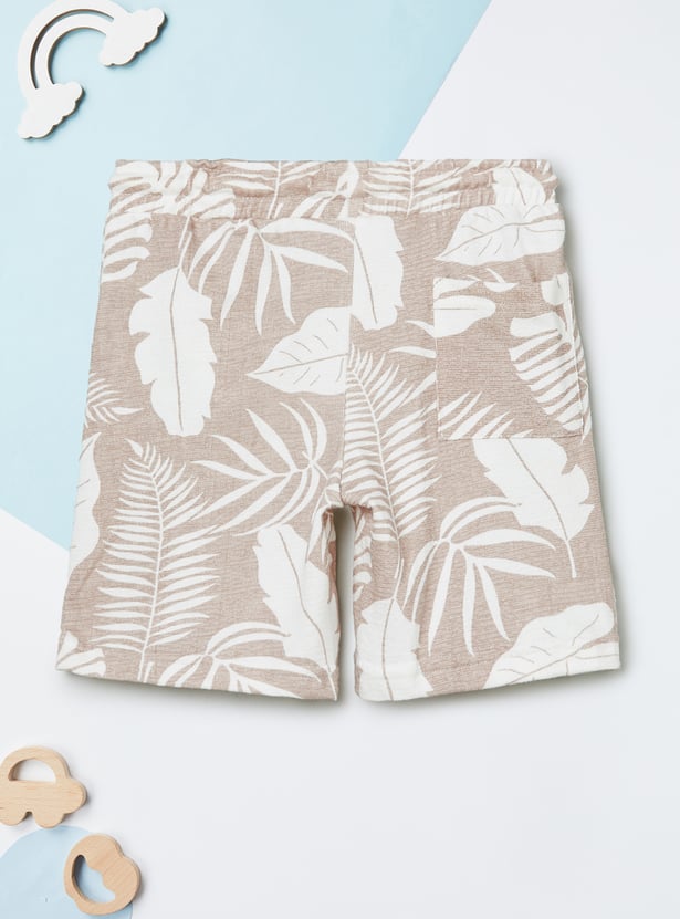 Boys Printed Shorts Set