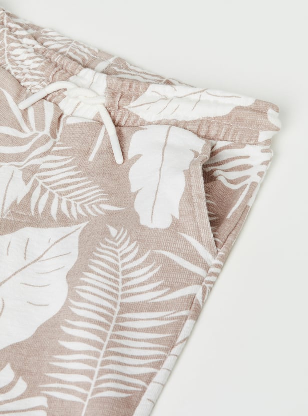 Boys Printed Shorts Set